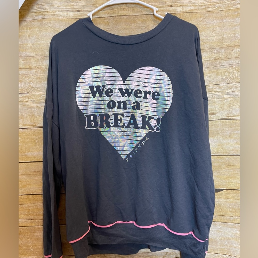 Friends we were on a break lounge shirt 🛍